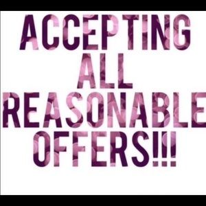 All reasonable offers will be accepted!